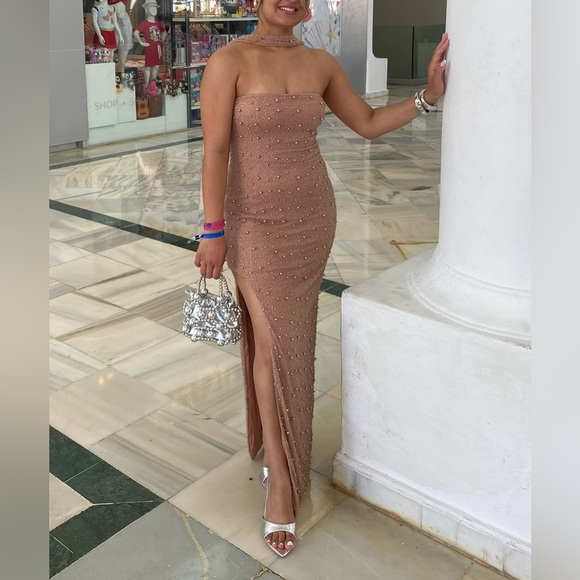 Embellished Bandeau Maxi Dress - Picture 3 of 3